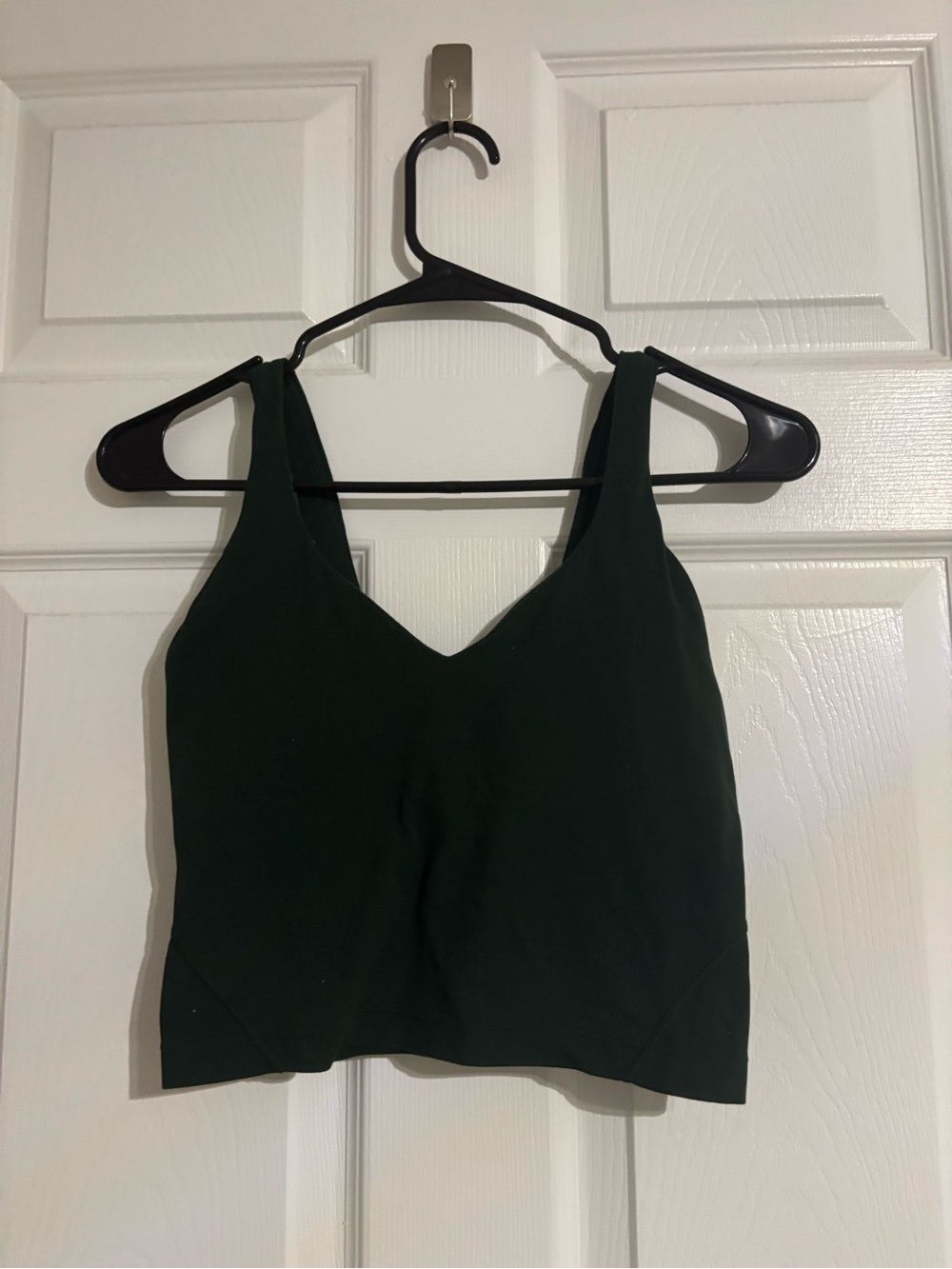 Women's Forest Green lululemon V-Neck Crop Tank Top